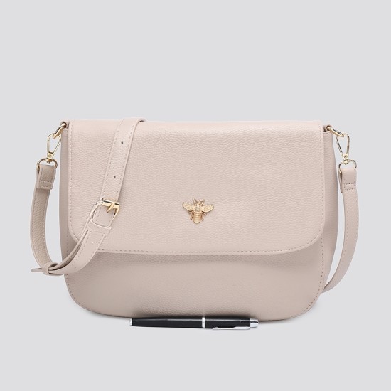 Bee Cross Body Bag In Appricot