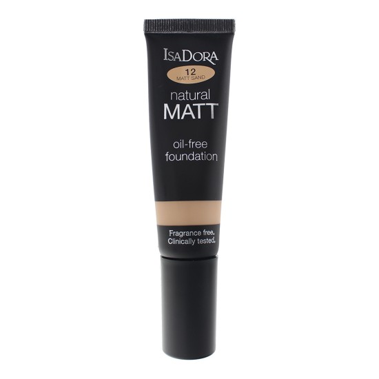 Isadora Natural Matt Oil-Free 12 Matt Sand Foundation 35ml