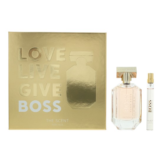 Hugo Boss The Scent For Her 2 Piece Gift Set: Eau de Parfum 100ml - Eau de Parfu