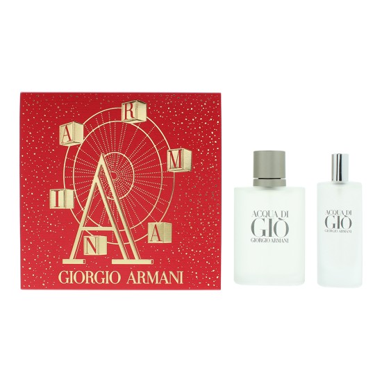 Giorgio Armani Acqua Di Giò 2 Piece Gift Set: Eau de Toilette 50ml - Eau de Toil