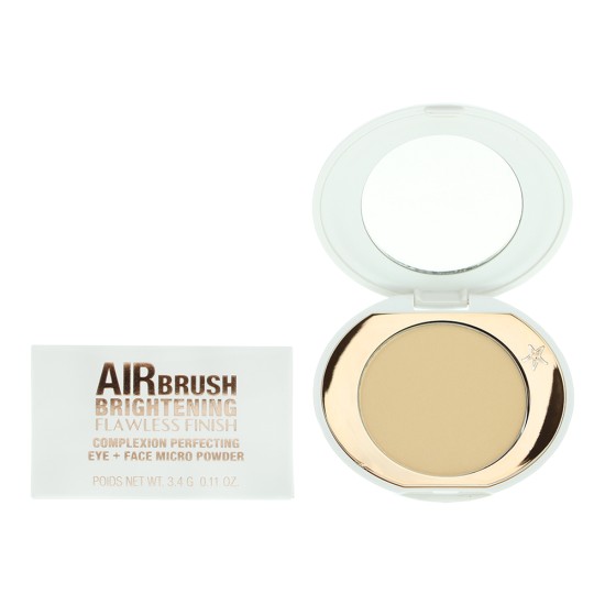 Charlotte Tilbury Airbrush Brightening Flawless Finish Tan Deep Micro Powder 3.4