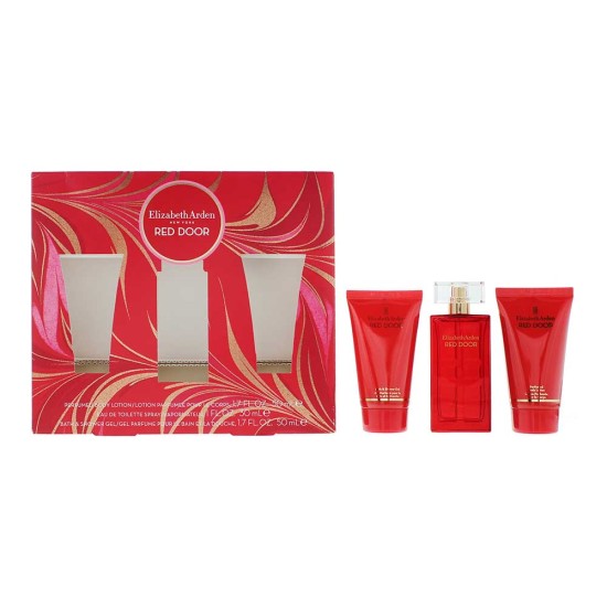 Elizabeth Arden Red Door 3 Piece Gift Set: Eau de Toilette 30ml - Body Lotion 50