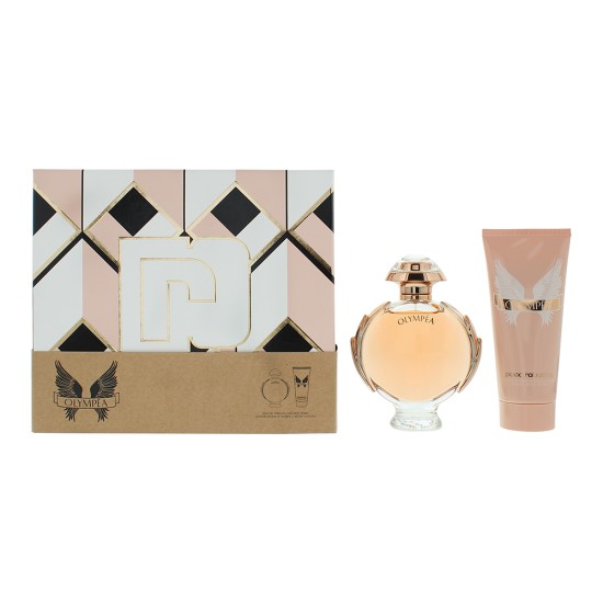 Paco Rabanne Olympéa 2 Piece Gift Set: Eau de Parfum 80ml - Body Lotion 100ml