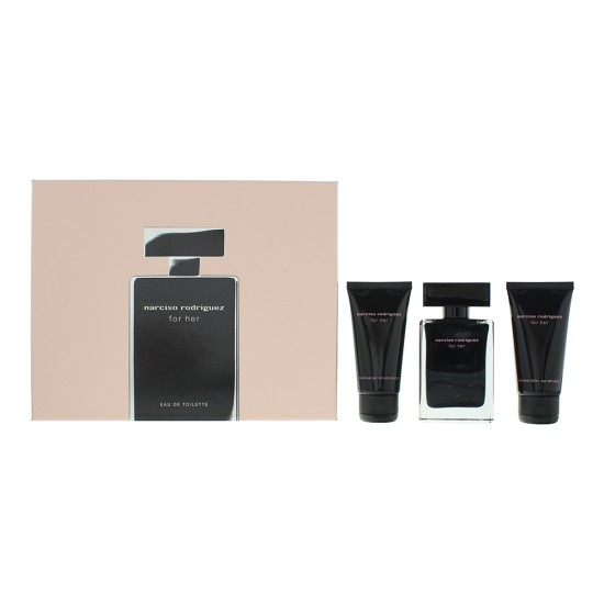 Narciso Rodriguez For Her 3 Piece Gift Set: Eau de Toilette 50ml - Body Lotion 5