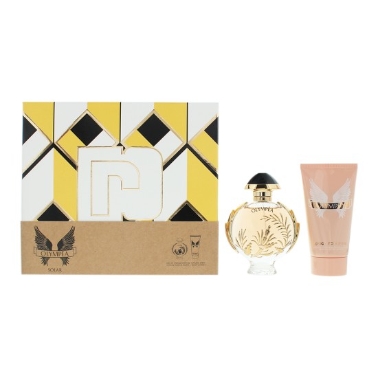 Paco Rabanne Olympéa Solar 2 Piece Gift Set: Eau de Parfum 50ml - Body Lotion 75