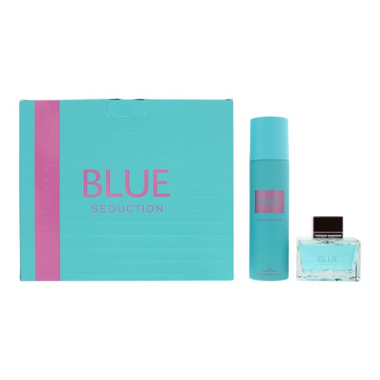 Antonio Banderas Blue Seduction For Women 2 Piece Gift Set: Eau de Toilette 80ml