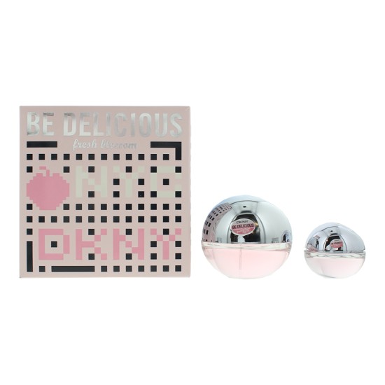 DKNY Be Delicious Fresh Blossom 2 Piece Gift Set: Eau de Parfum 30ml - Eau de Pa