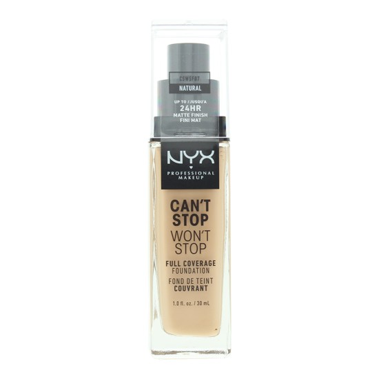 NYX Can't Stop Won't Stop 24H Natural Foundation 30ml