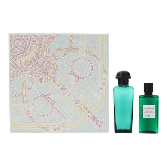 Hermès Eau D'orange Verte 2 Piece Gift Set: Eau de Cologne 100ml - Hair & Body S