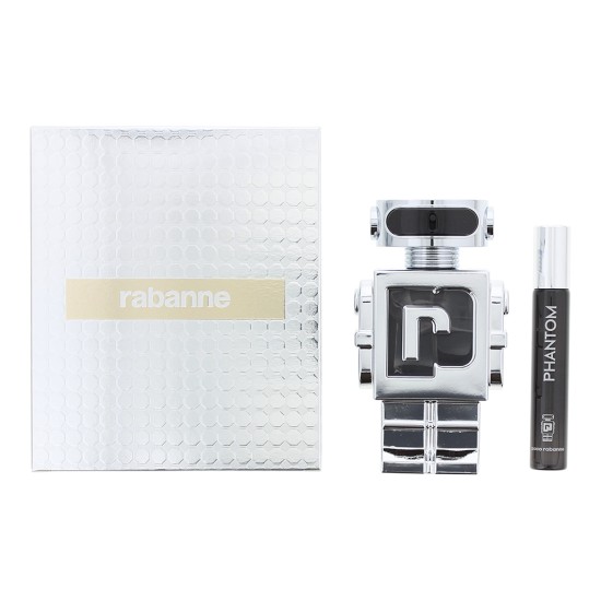 Paco Rabanne Phantom 2 Piece Gift Set: Eau de Toilette 100ml - Eau de Toilette 2