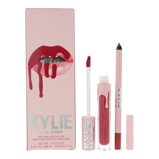 Kylie By Kylie Jenner Matte Lip Kit 503 Bad Lil Thing 2 Piece Gift Set: Liquid L