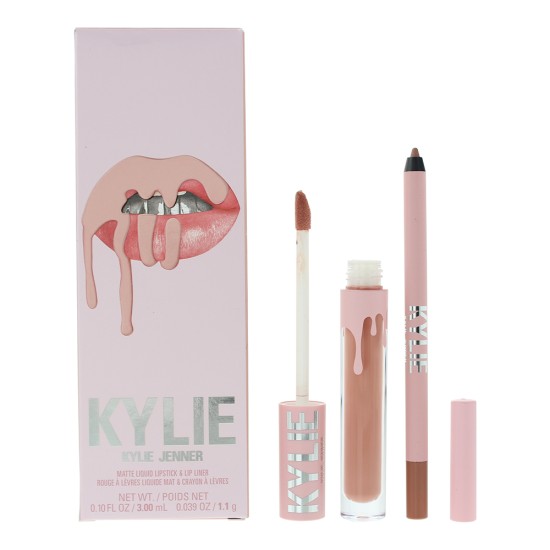 Kylie By Kylie Jenner Matte 700 Bare 2 Piece Gift Set: Liquid Lipstick 3ml - Lip