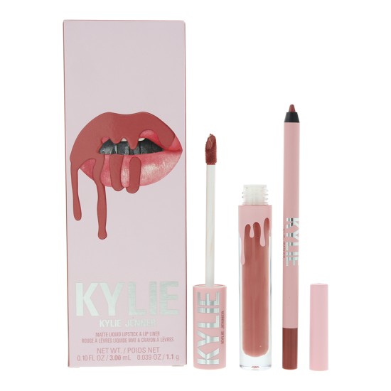 Kylie By Kylie Jenner Matte Lip Kit 704 Sweater Weather 2 Piece Gift Set: Liquid