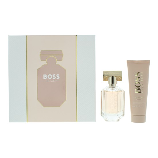 Hugo Boss The Scent For Her 2 Piece Gift Set: Eau de Parfum 50ml - Body Lotion 7