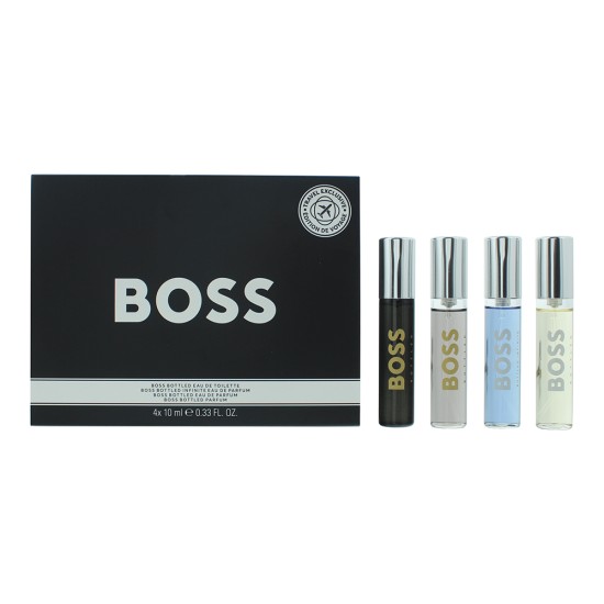 Hugo Boss Bottled 4 Piece Gift Set: Eau de Parfum 10ml - Eau de Toilette 10ml -