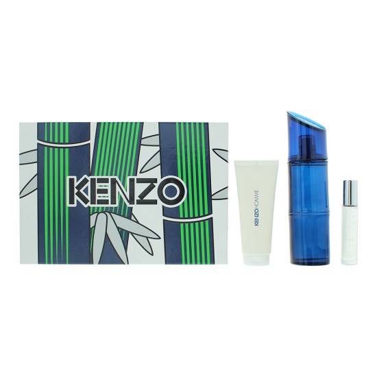 Kenzo Homme Intense Eau de Toilette 3 Piece Gift Set: Eau de Toilette 110ml - Ea