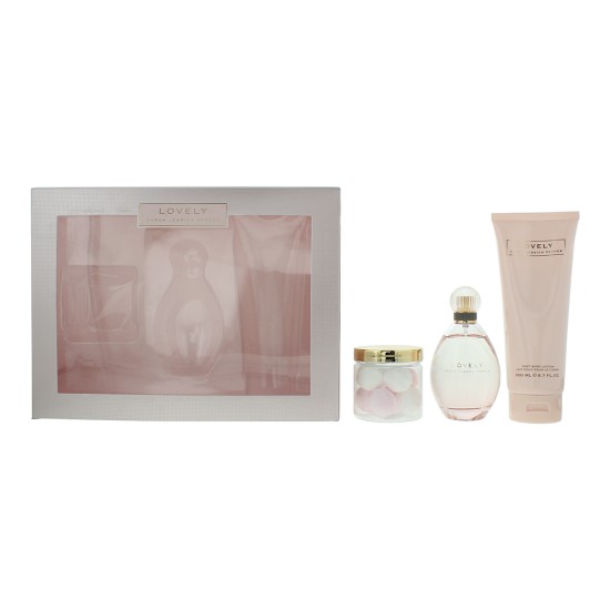 Sarah Jessica Parker Lovely 3 Piece Gift Set: Eau de Parfum 100ml - Body Lotion