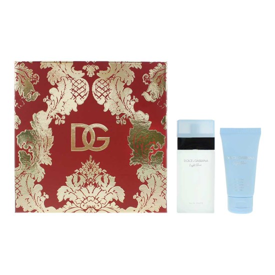 Dolce & Gabbana Light Blue 2 Piece Gift Set: Eau de Toilette 50ml - Body Cream 5